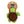 Mighty Microfiber Ball Med Turtle Green, Squeaky Dog Toy