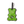 Green Gummy Bear Poopy Loop® Used Dog Waste Bag Holder