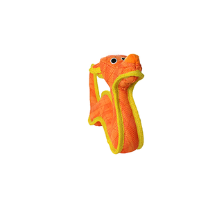 DuraForce Dragon Tiger - Orange, Durable, Squeaky Dog Toy