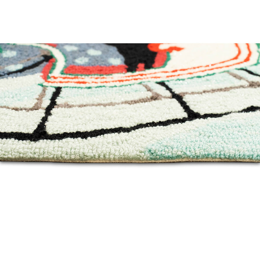 Sledding Dog Indoor/Outdoor Rug