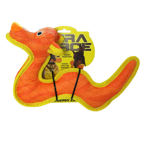 DuraForce Dragon Tiger - Orange, Durable, Squeaky Dog Toy