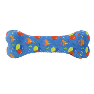 Mighty Bone - Celebration Squeaky Dog Toy, No Stuffing