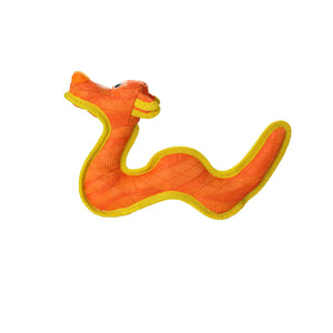 DuraForce Dragon Tiger - Orange, Durable, Squeaky Dog Toy