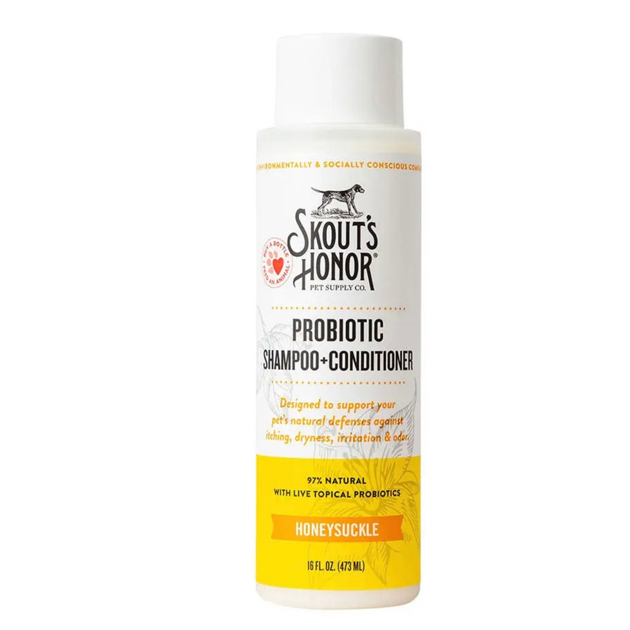 Skout's Honor Probiotic Shampoo Plus Conditioner Honeysuckle