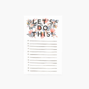 Let's Do This - Checklist Notepad
