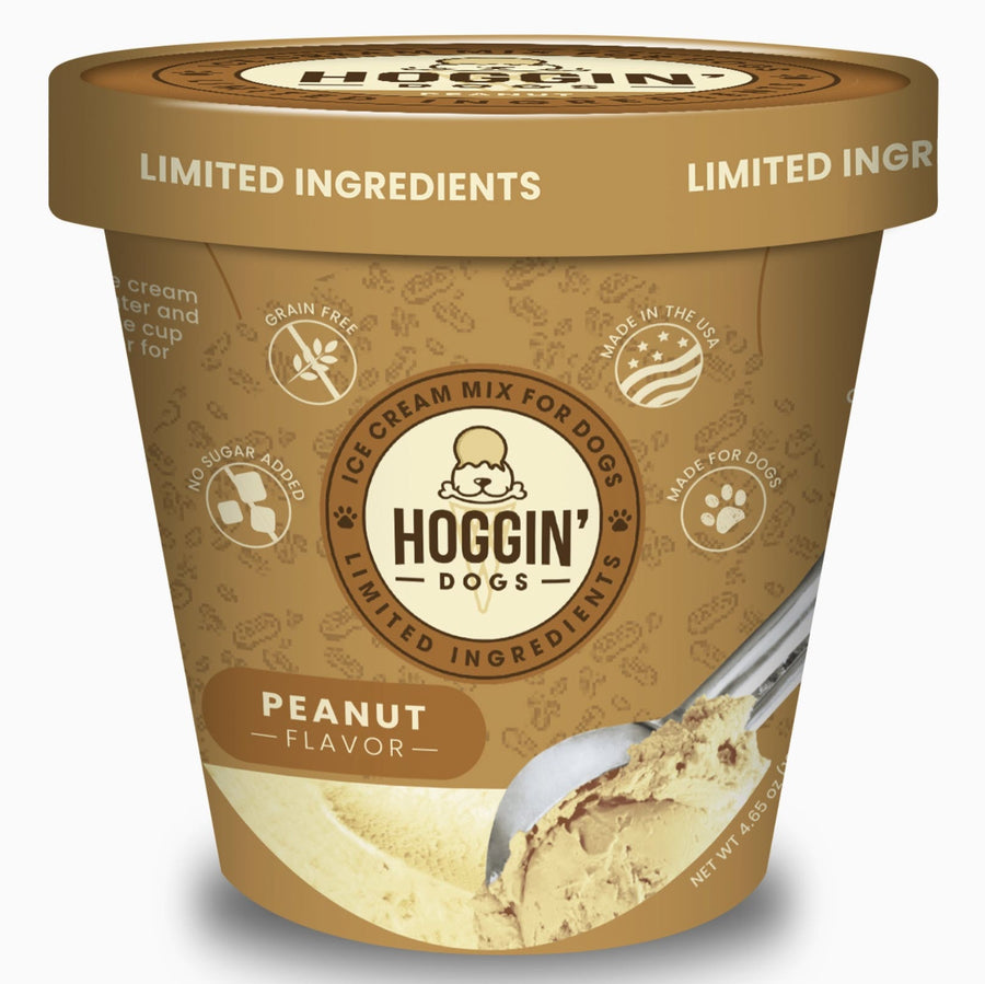 Hoggin' Dogs No Sugar Added Ice Cream Mix for Dogs: Peanut / 4.65 oz