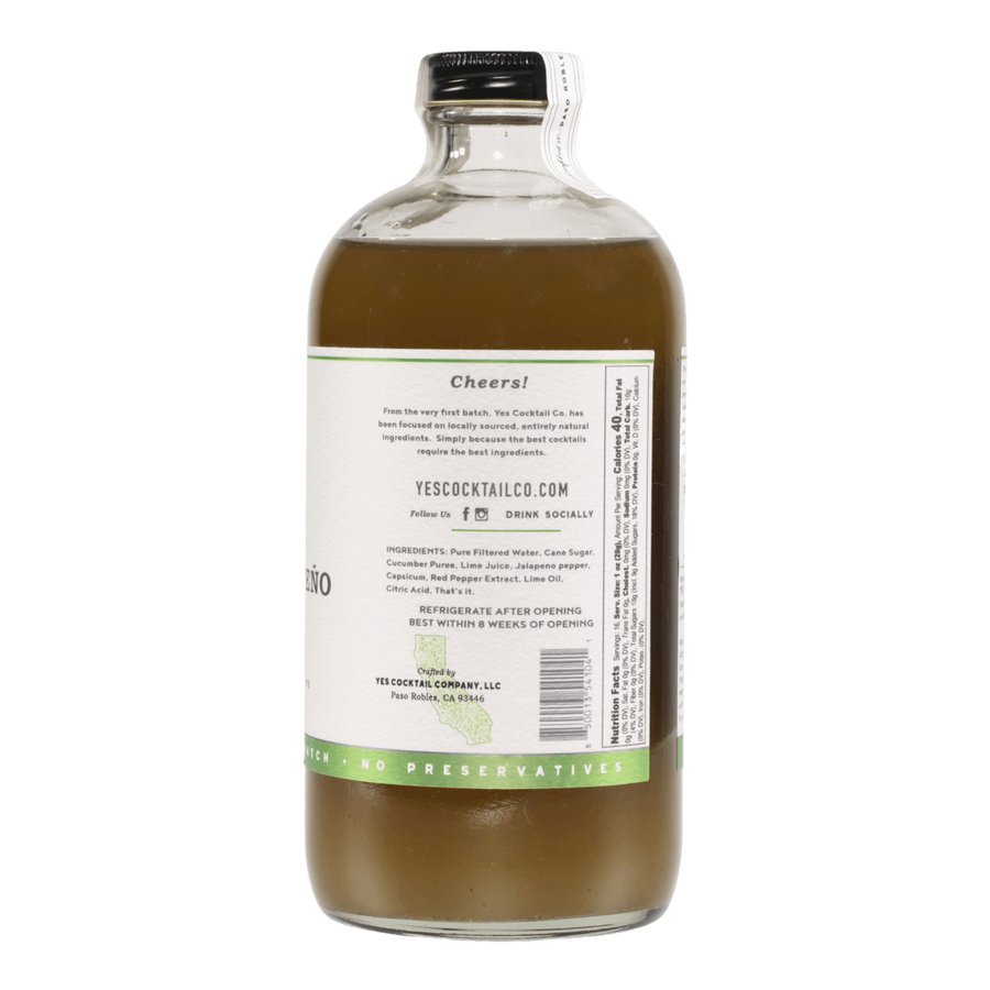 Cucumber Jalapeno Cocktail Mixer