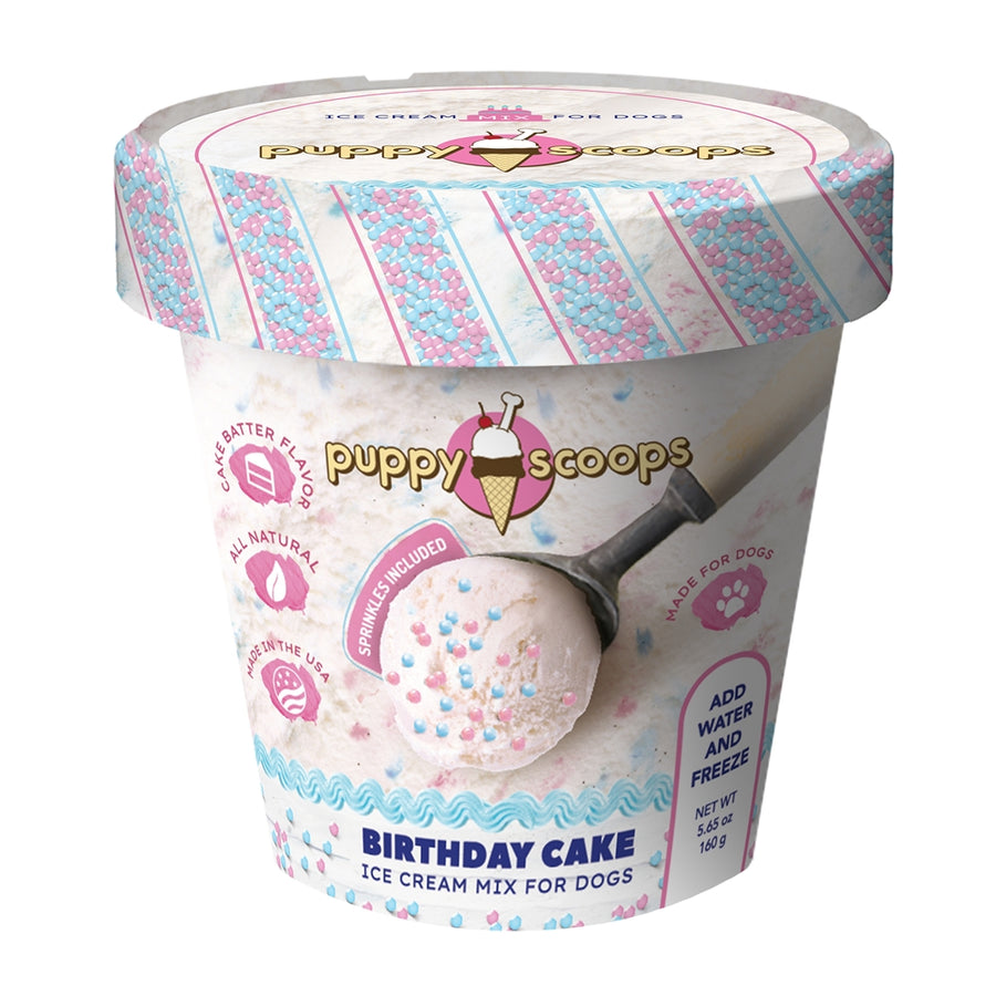 Puppy Scoops Ice Cream Mix - Birthday Cake with Sprinkles