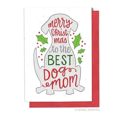 Dog Mom Holiday Card