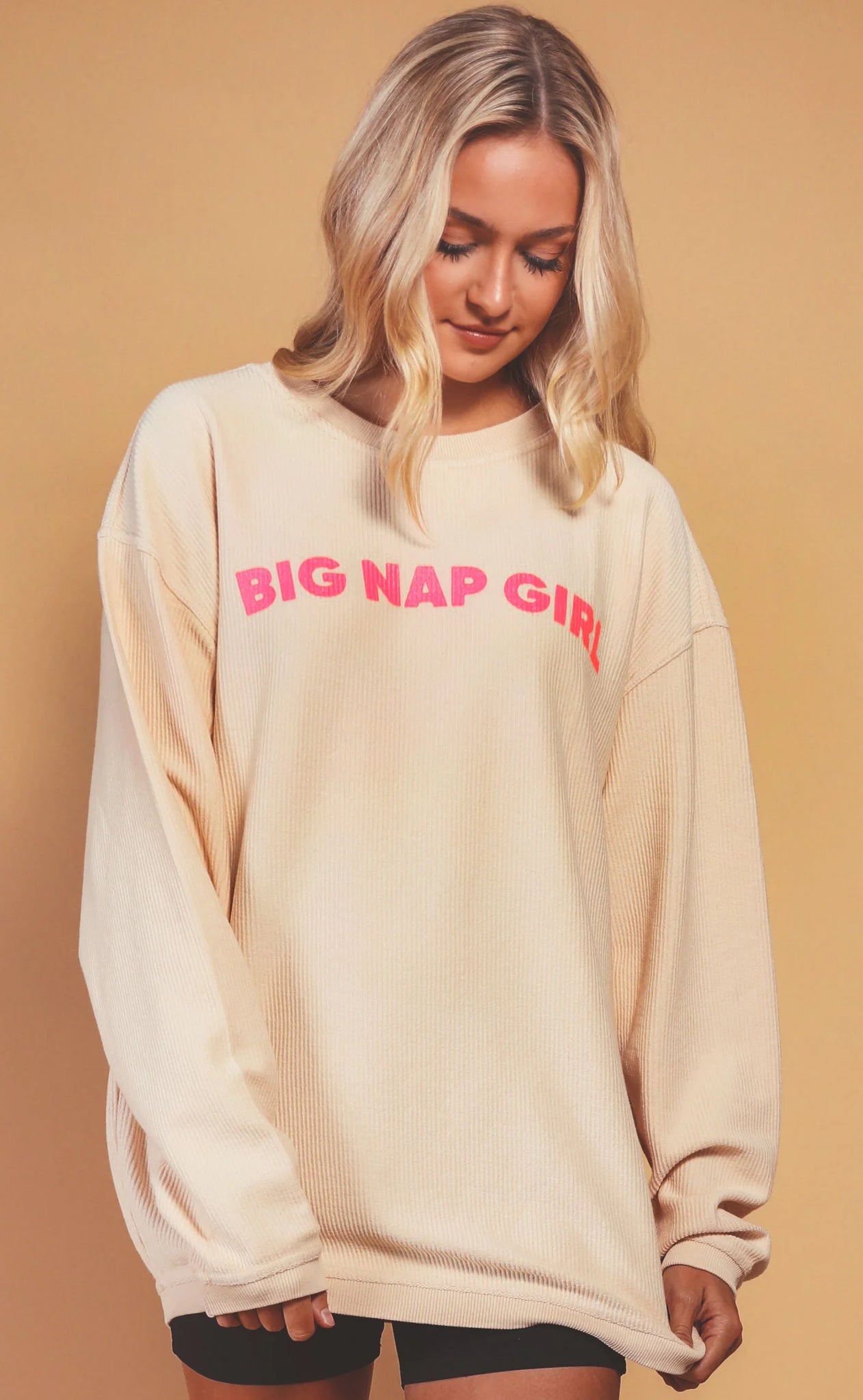 Big Nap Girl Corded Pullover Bubs' and