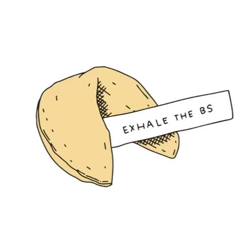 Exhale the BS Sticker