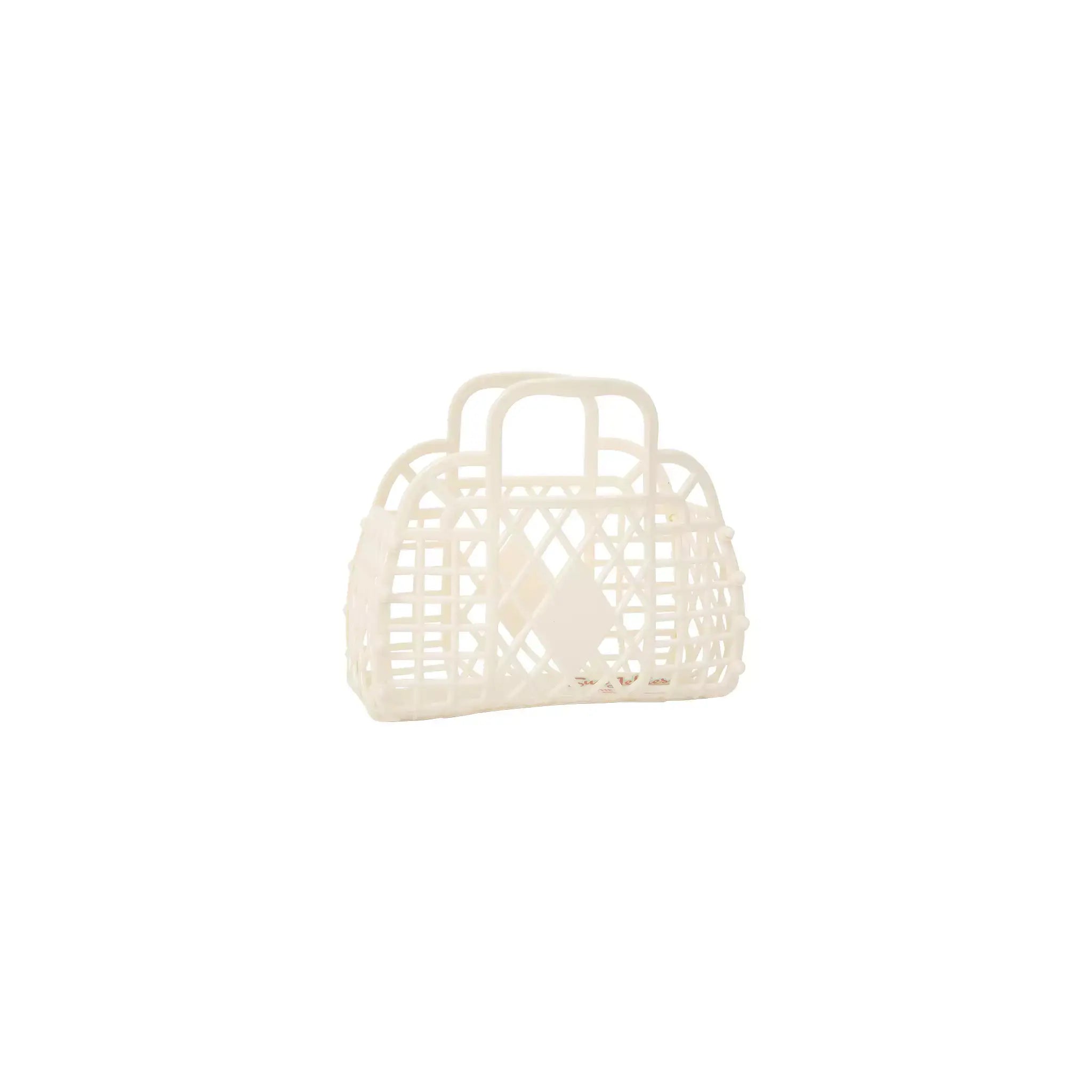 Sun Jellies Mini Retro Basket - Cream