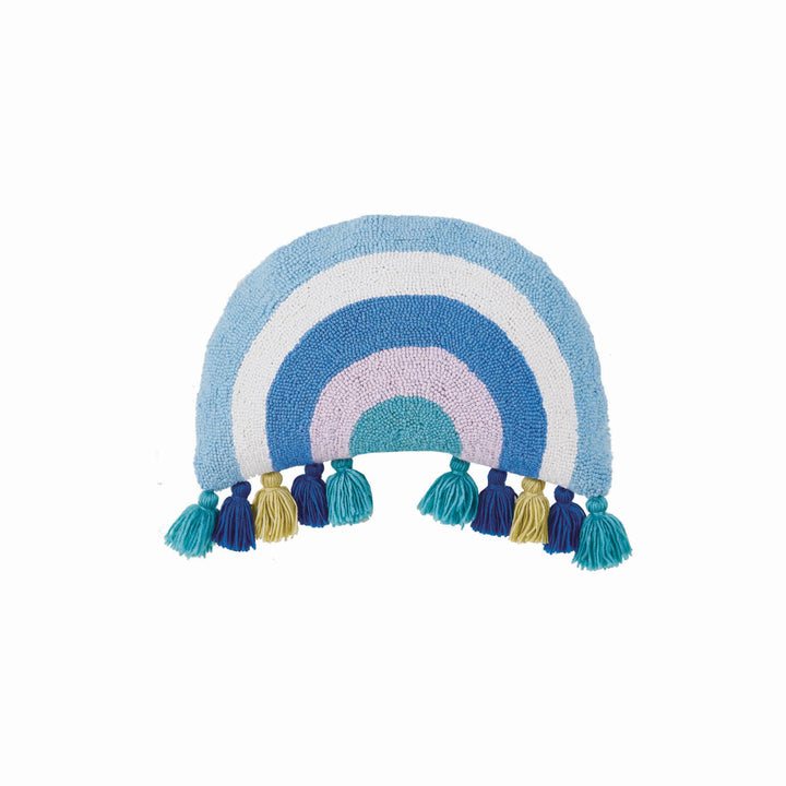 Cool Rainbow With Tassels Hook Pillow