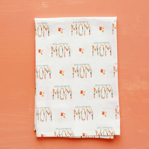 One Amazing Mom Full Pattern Flour Sack Towel