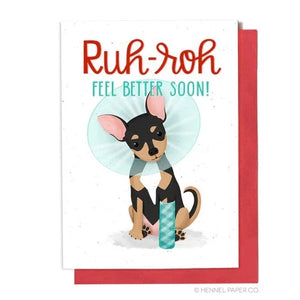 Ruh-Roh Get Well Card
