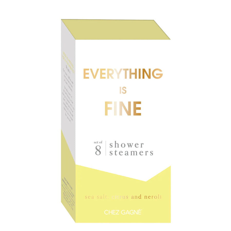 EVERYTHING IS FINE SHOWER STEAMERS