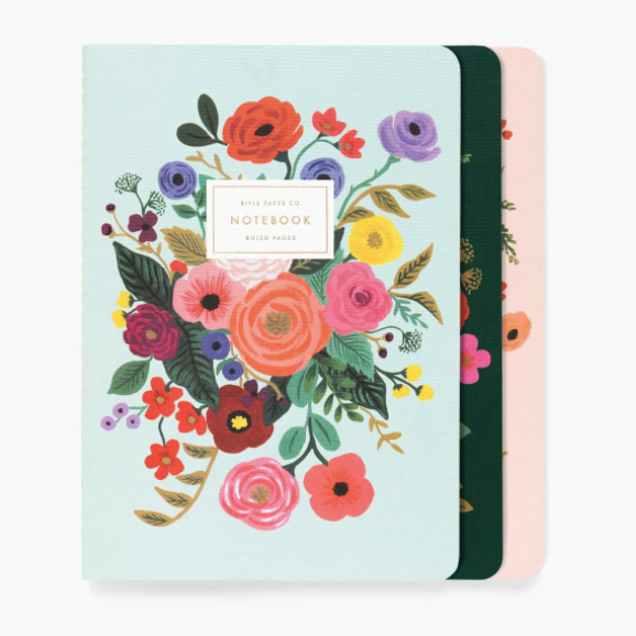 Stitched Notebook Set - Garden Party