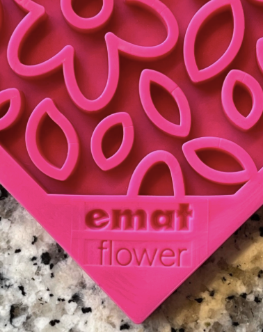 Enrichment Lick Mat - Flower Power - Small