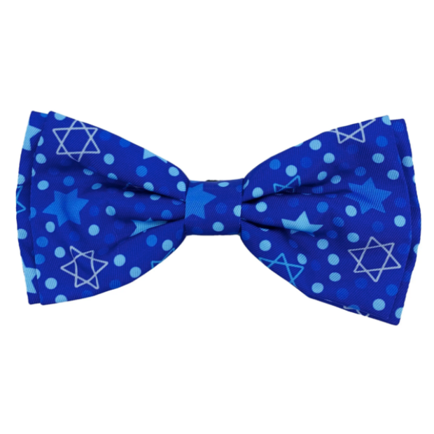 Hanukkah Stars & Dots Bow Tie