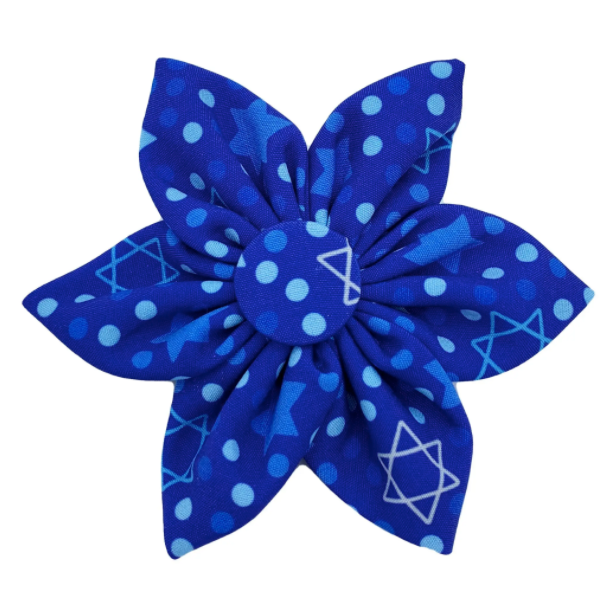 Hanukkah Stars & Dots Flower