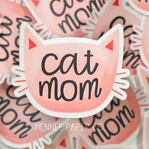 Cat Mom Sticker