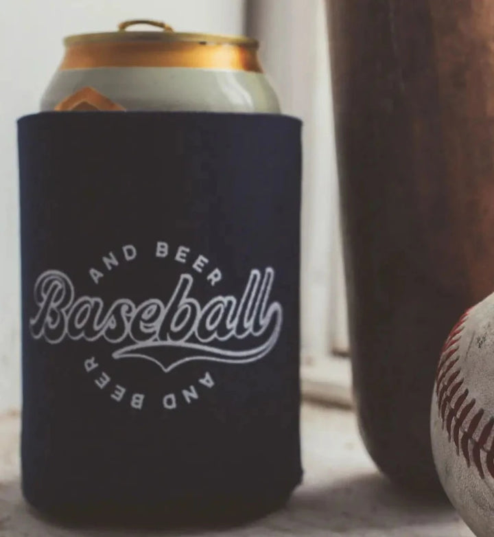 Baseball and Beer Drink Sleeve