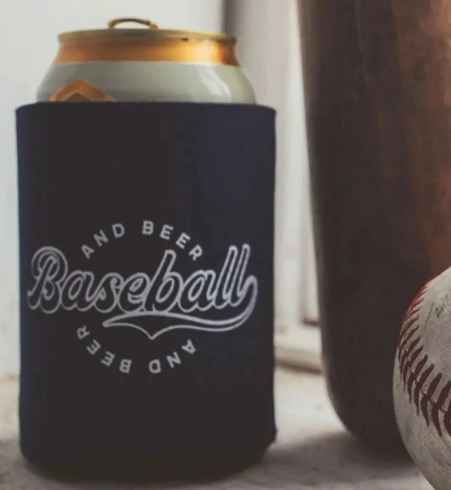 Baseball and Beer Drink Sleeve
