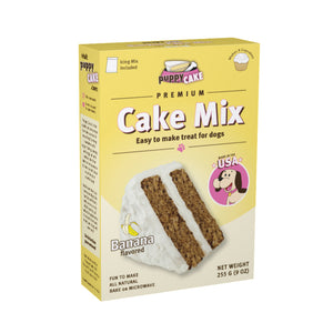 Puppy Cake Mix and Frosting - Banana