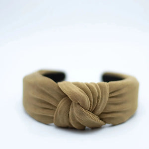 Knotted Headband - Taupe