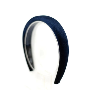 Velvet Padded Hairband - Regal Blue