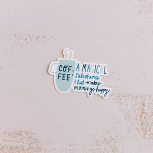 Coffee: A Magical Substance Sticker