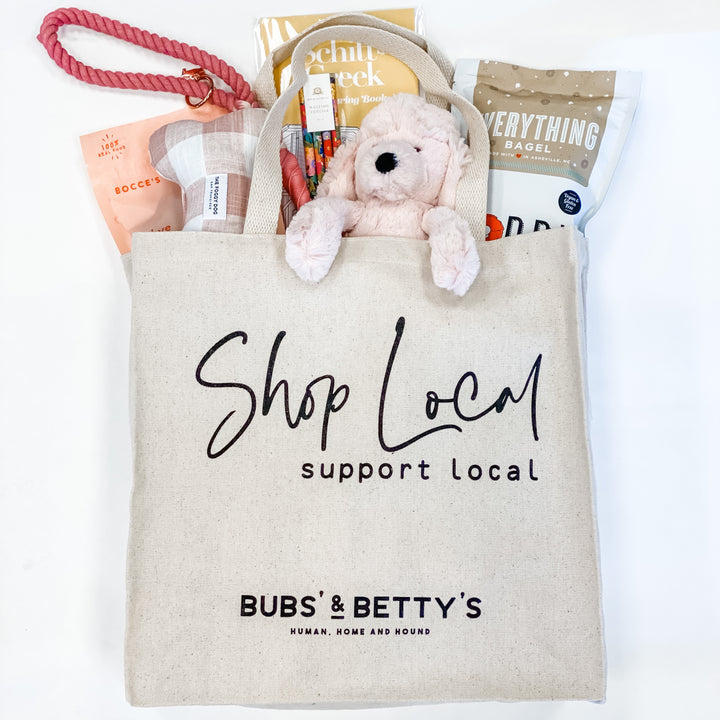Shop Local Support Local Bubs' and Betty's Tote Bag
