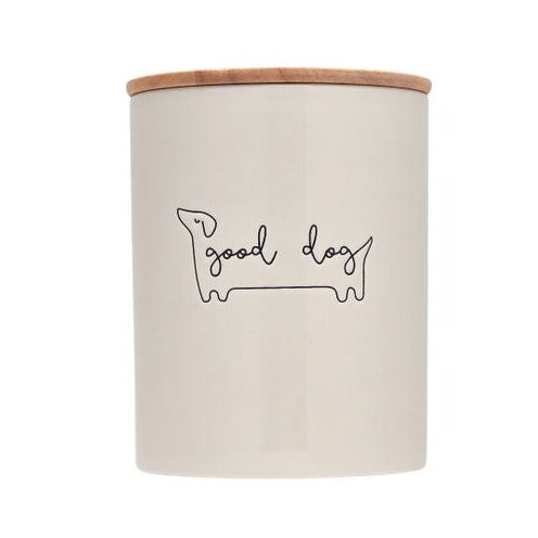 Good Dog Ceramic Treat Jar