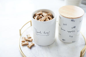 Good Dog Ceramic Treat Jar